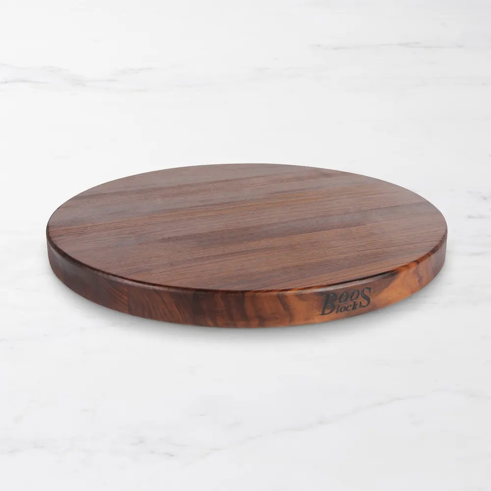 Round Walnut Wood Cutting Board