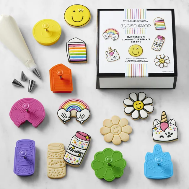 Williams Sonoma x Kuhn Rikon Spritz Cookie Press Decorating Kit