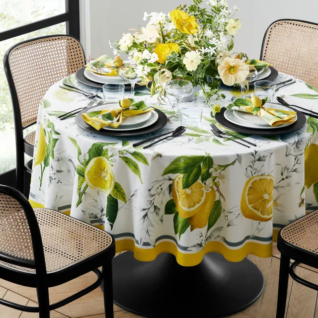 Williams-Sonoma Williams Sonoma Classic Stripe Kitchen Dish Towels, Set of 4, Cotton (Lemon Yellow)