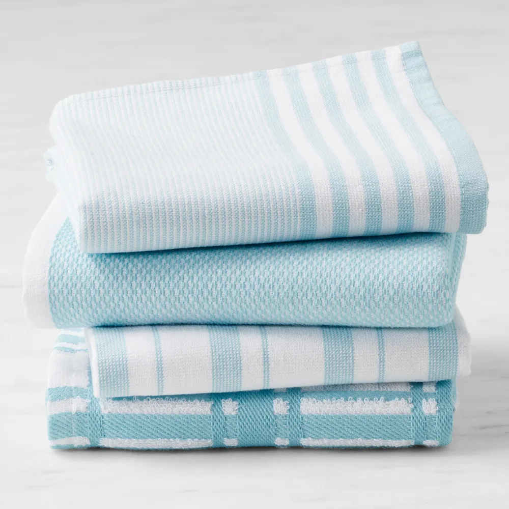 Williams Sonoma Super Absorbent Waffle Weave Kitchen Towels - Set of 4