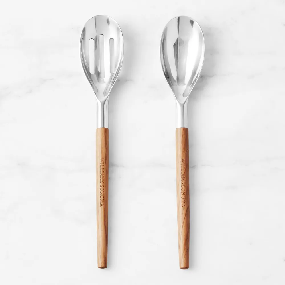 Williams Sonoma Olivewood Spoons, Set of 4