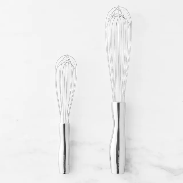 Williams Sonoma Signature Stainless-Steel French Whisks, Set of 2