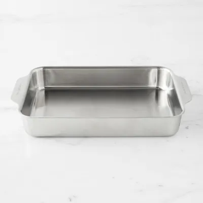 Williams Sonoma Thermo-Clad Stainless-Steel Ovenware Baking Pan, 8