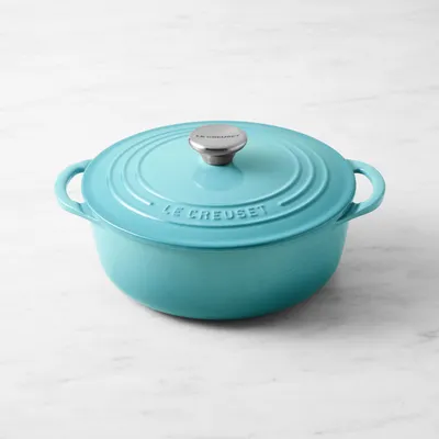 Le Creuset Olive Branch Collection Saucier in Indigo