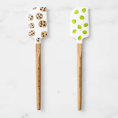 Williams Sonoma No Kid Hungry® Tools for Change Silicone Wood Mini Spatulas,  Willow Hart