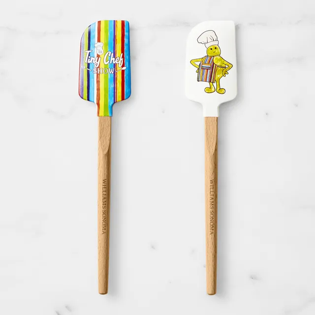 Williams Sonoma No Kid Hungry® Tools for Change Silicone Wood Spatula, Tiny  Chef, Set of 2 Minis