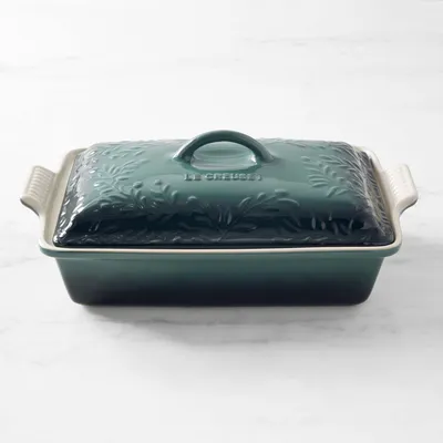 Le Creuset Heritage Stoneware Covered Square Casserole - Shallot