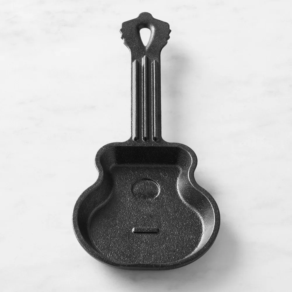Lodge Seasoned Cast Iron Guitar Mini Skillet