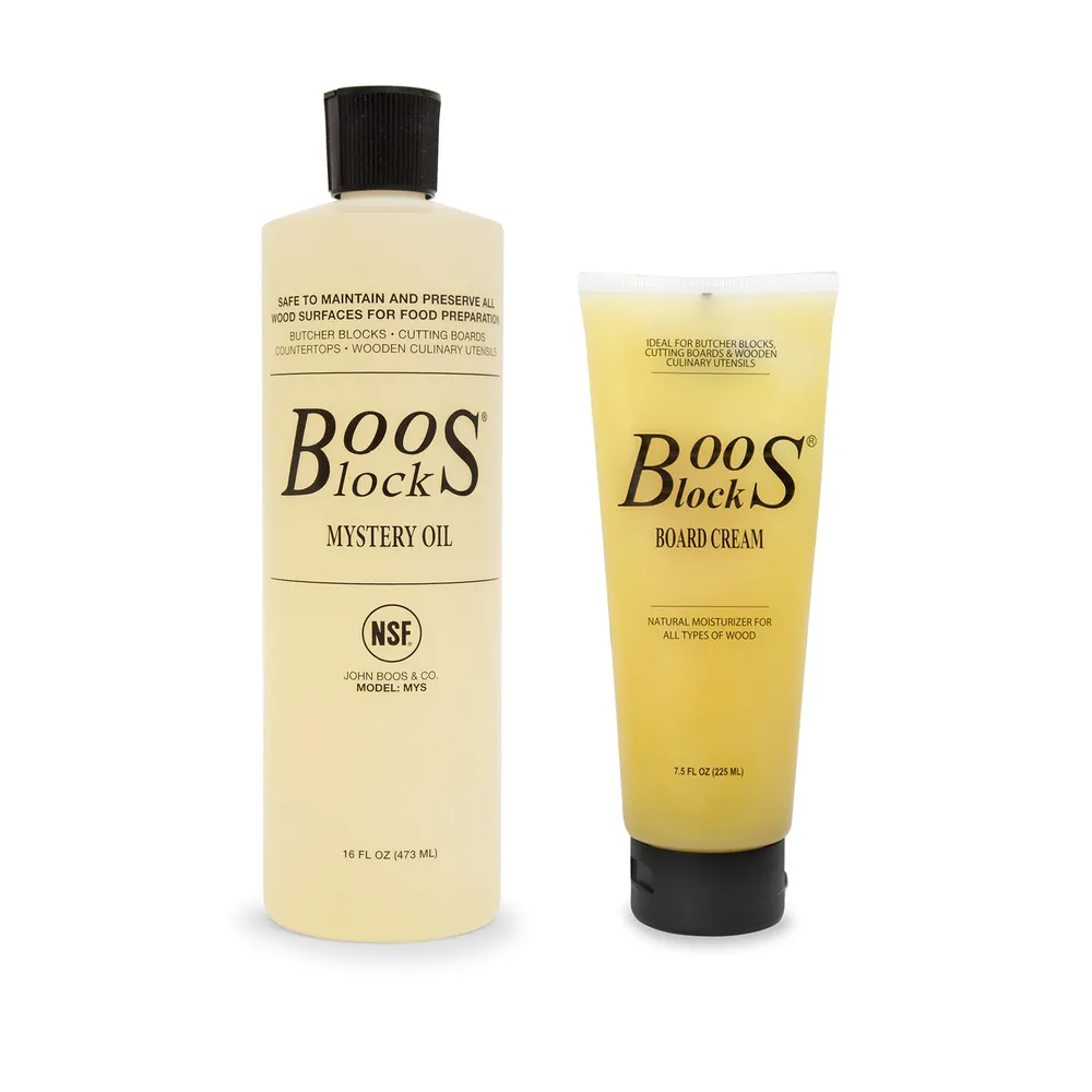 Williams Sonoma Boos Cream & Mystery Board Oil