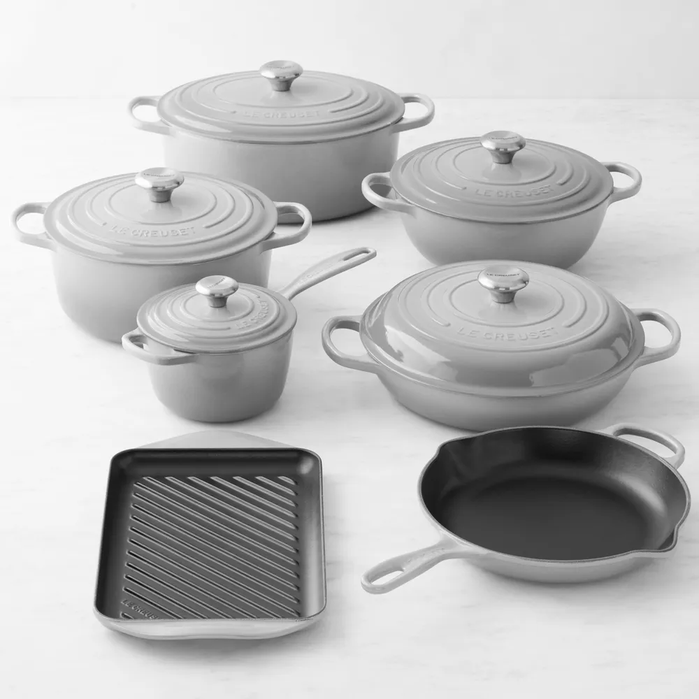 Williams Sonoma Le Creuset Signature Enameled Cast Iron 5-Piece Cookware Set