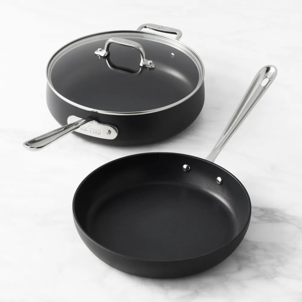 All-Clad HA1 Hard Anodized Nonstick Fry Pan Set