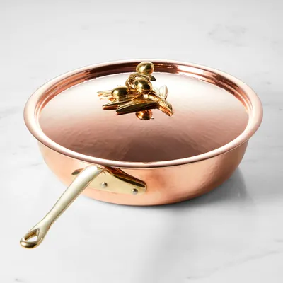 Ruffoni Historia Decor Covered Paella Pan - Copper - 11