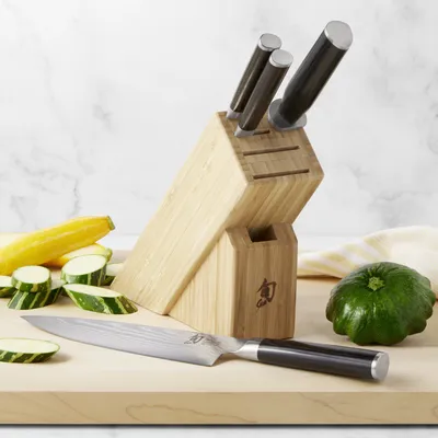 Williams Sonoma Global Classic Ikasu V Acrylic Knife Block, Set of 5