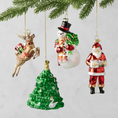 Pine Cone Ornaments - Set of 6