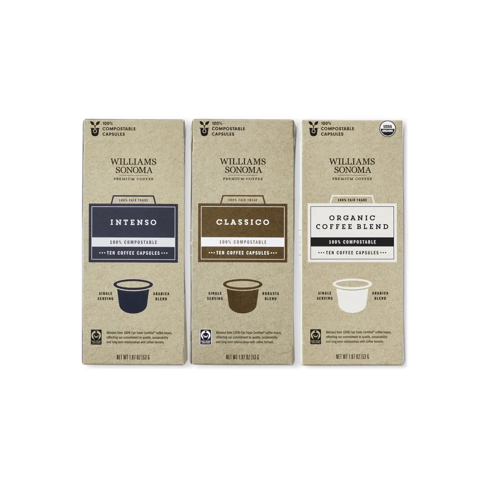 Nespresso Professional Coffee Capsules, Intense Coffee Trio