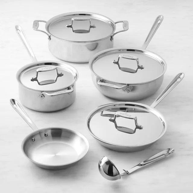 All-Clad G5 Graphite Core Stainless-Steel 5-Piece Cookware Set