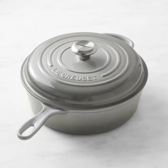 New Le Creuset Enameled Cast Iron Bread Oven French Gray Grey