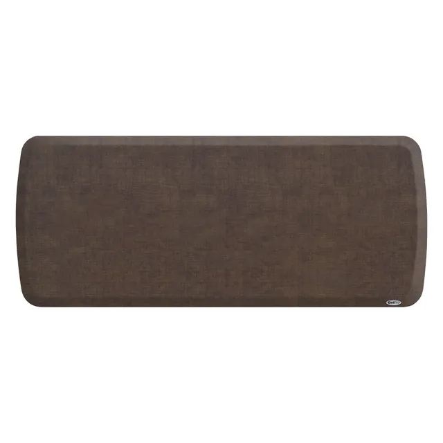 GelPro Elite Anti-Fatigue Kitchen Comfort Mat 20x48 inch Vintage Leather Rustic Brown Red