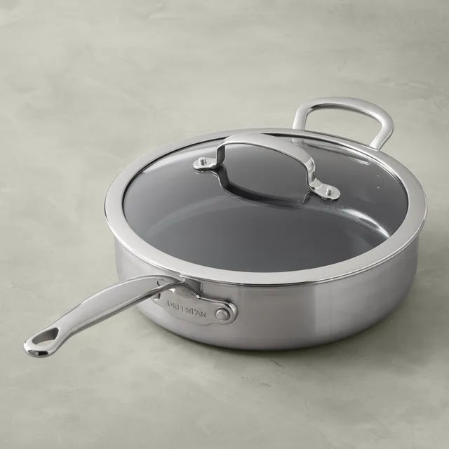 Williams Sonoma GreenPan™ Premiere Stainless-Steel Braiser