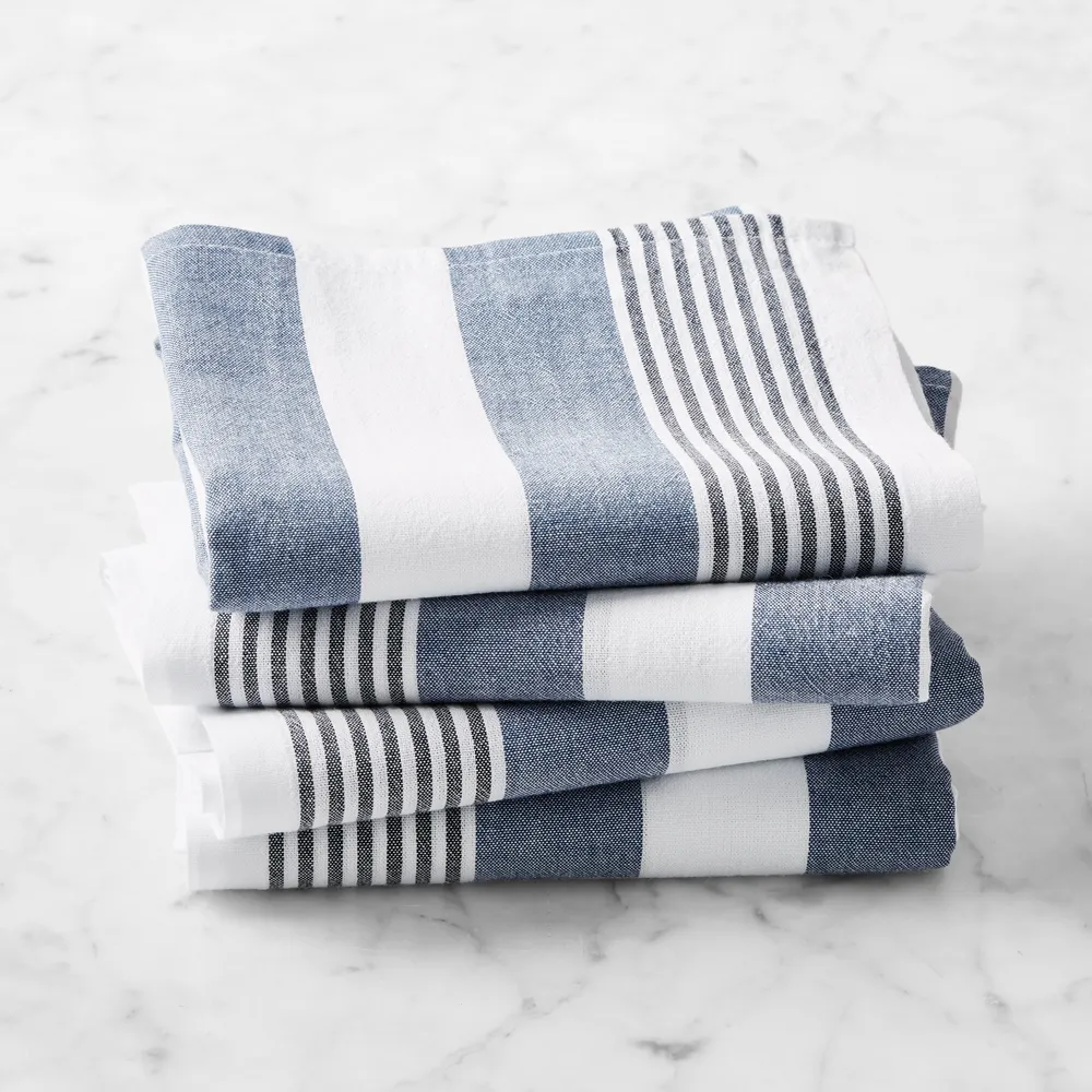 Williams Sonoma Drizzle Grey Dish Towels and Dish Cloths