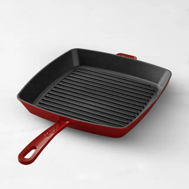 Staub Cast-Iron Double Burner Griddle Pan