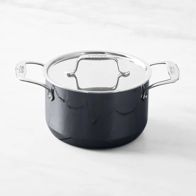 SALE! All Clad D5 4 Qt Soup Pot with two loop handles and lid