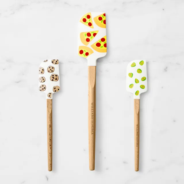 Williams Sonoma No Kid Hungry® Tools for Change Silicone Wood Mini Spatulas,  Willow Hart