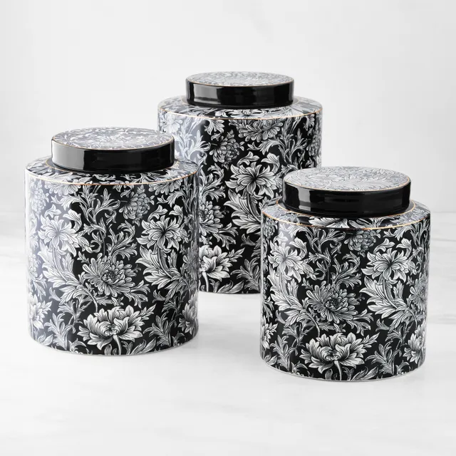 Williams Sonoma Pantry Porcelain Canisters