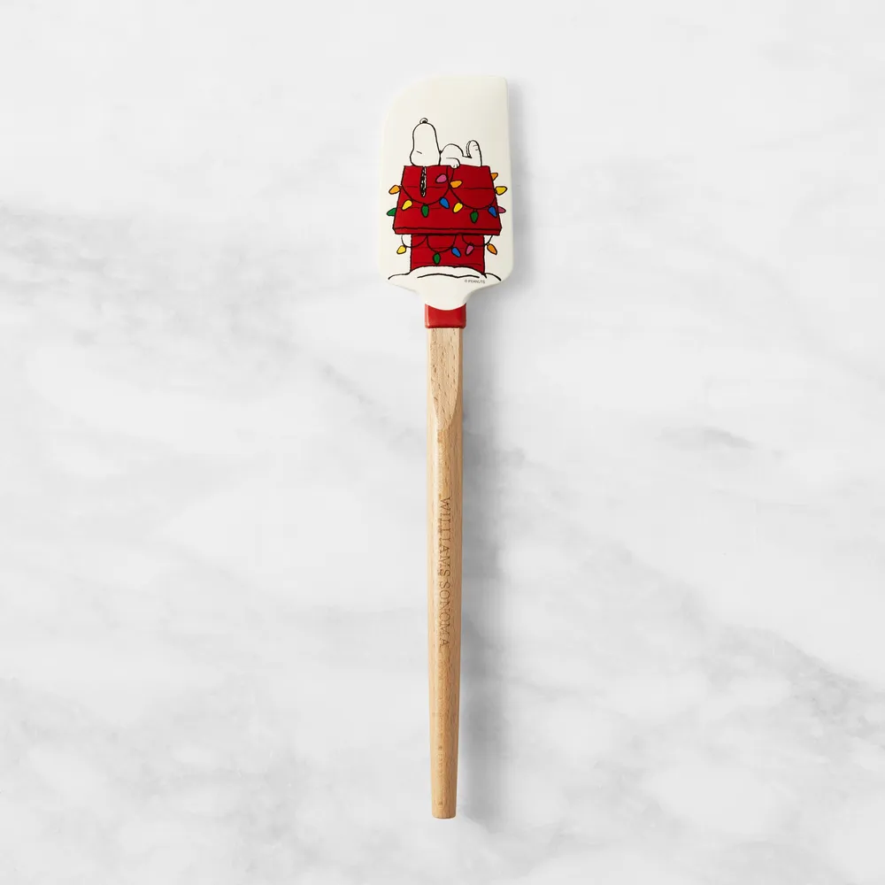 Williams Sonoma Snowman Wood Spatula with Cookie Cutter