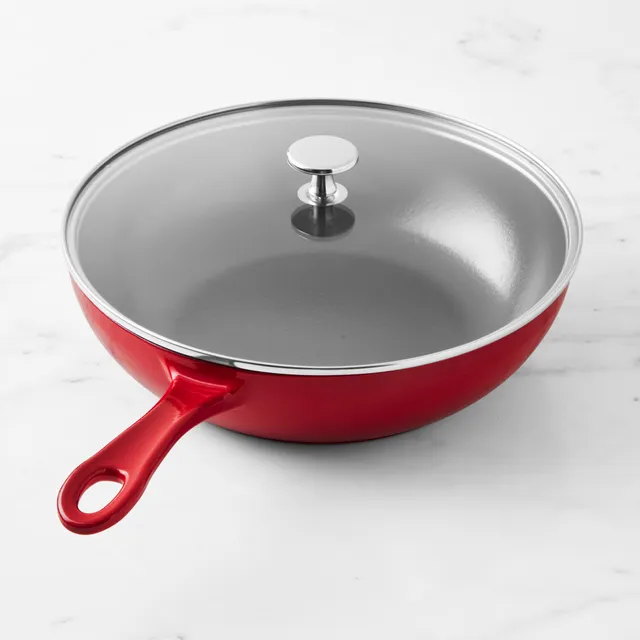 Staub Enameled Cast Iron Stackable Double-Handle Fry Pan