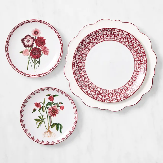 Williams Sonoma AERIN Alpine Mixed Salad Plates, Set of 4