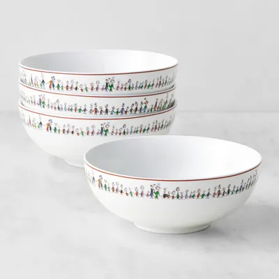 The Grinch White Serving Bowls