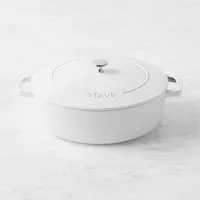 Staub Enameled Cast Iron Embossed Twist Dutch Oven, 4 1/4-Qt.