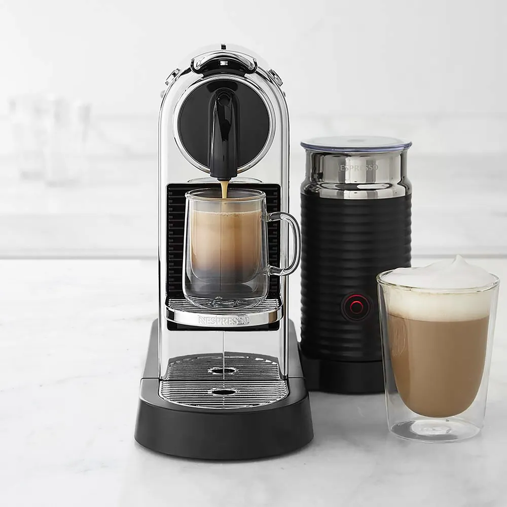 Nespresso Aeroccino 3 Milk Frother for Coffee Shop Drinks at Home 