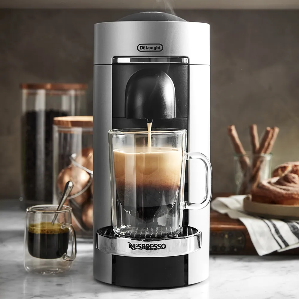 Williams Sonoma Nespresso VertuoPlus Coffee Maker & Espresso Machine by De' Longhi