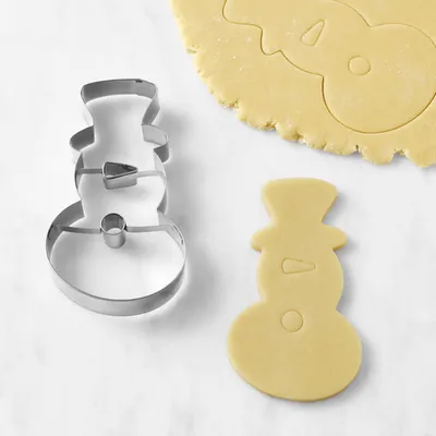 Williams Sonoma Snowman Stainless Steel Impression Cookie Cutter