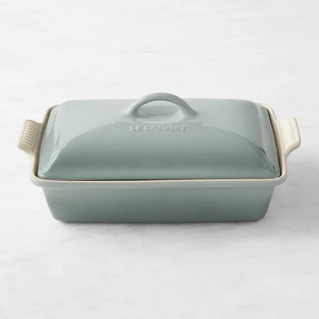 Le Creuset San Francisco Stoneware Rectangular Covered Baker, 4-Qt