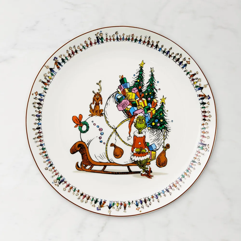 Snowman Appetizer Plate by Williams-Sonoma