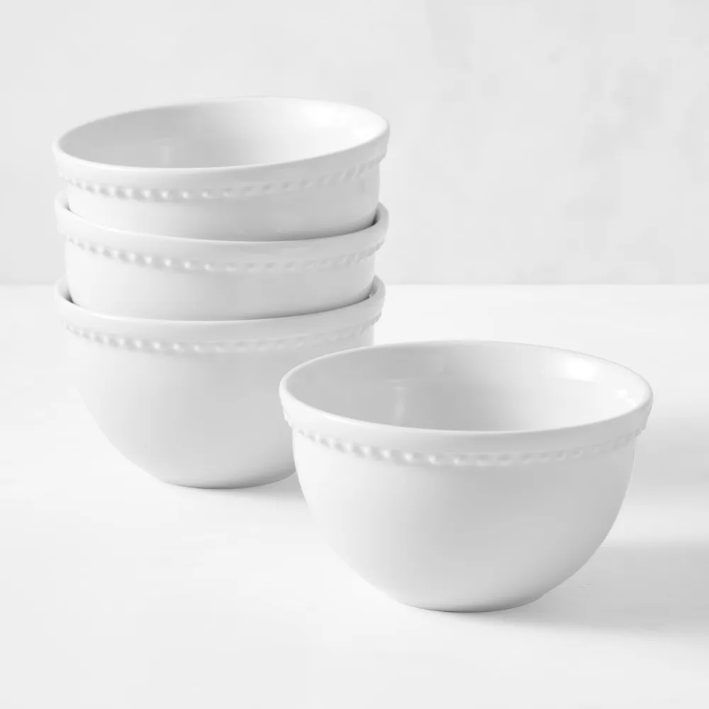 Pillivuyt Coupe Porcelain Cereal Bowls