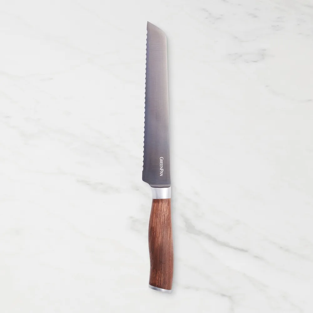 Premiere Titanium Cutlery 3-Piece Knife Set with Walnut Handles