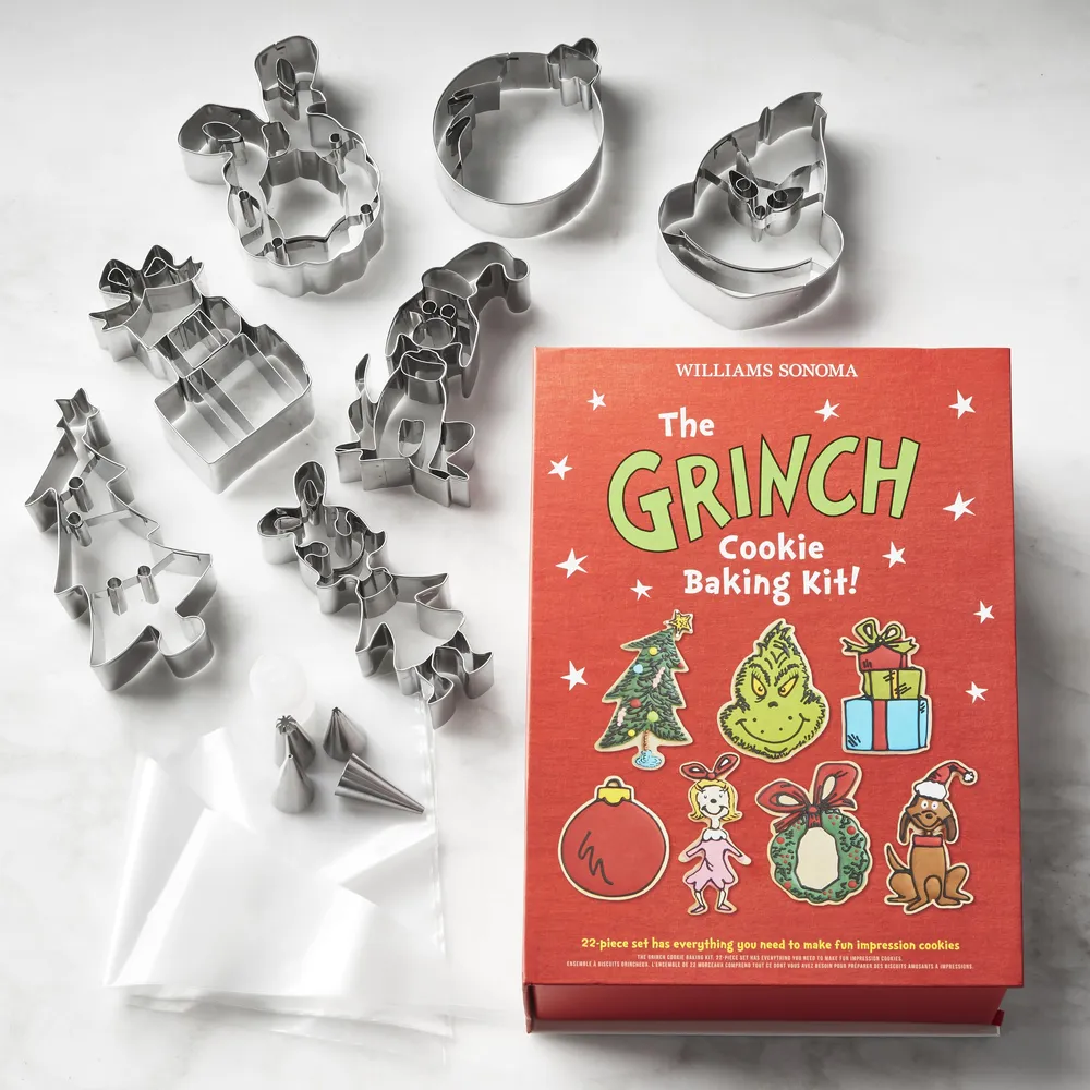 The Grinch with Santa Hat 266-D005 Cookie Cutter Set