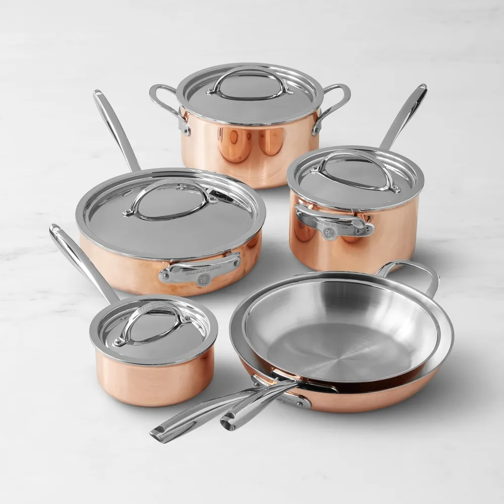 Open Kitchen by Williams Sonoma Stainless-Steel 10-Piece Cookware