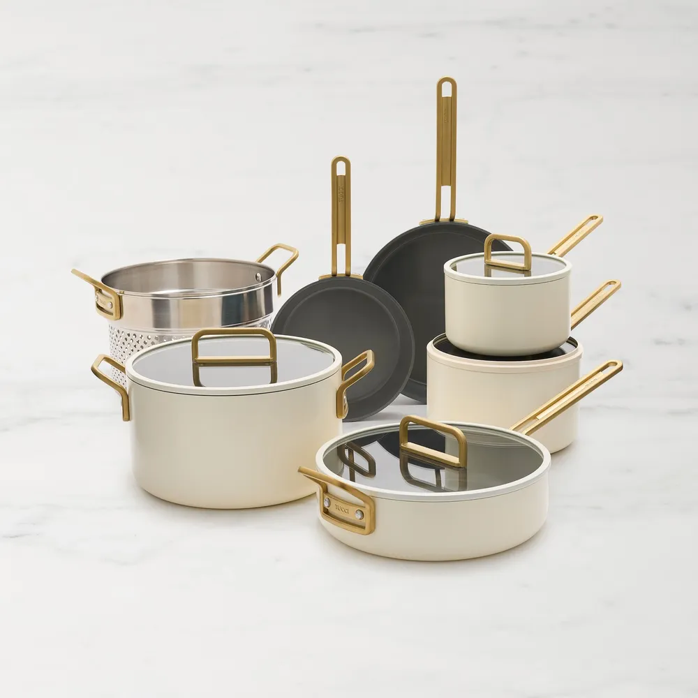 Williams Sonoma GreenPan™ Stanley Tucci™ Ceramic Nonstick -Piece Cookware  Set