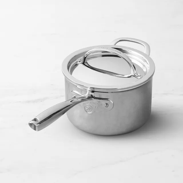 Williams Sonoma Thermo-Clad™ Nonstick Saucepan Steamer Set, 4-Qt.