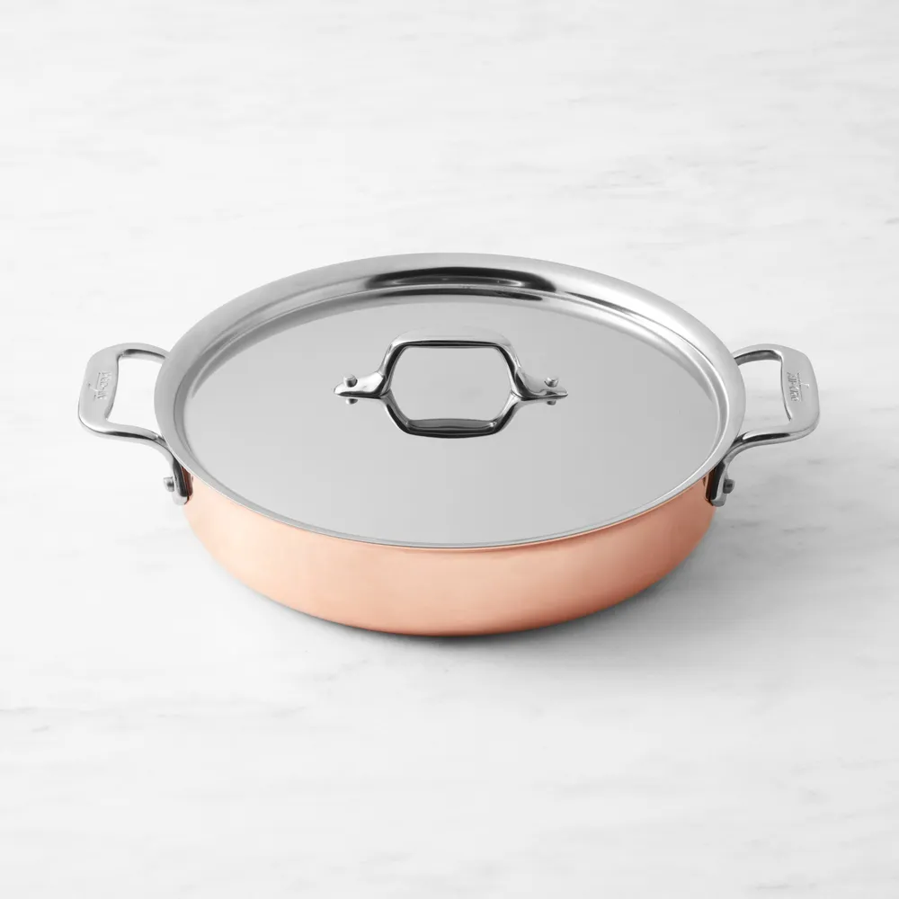 All Clad C2 Copper 3 quart Saute Pan with lid
