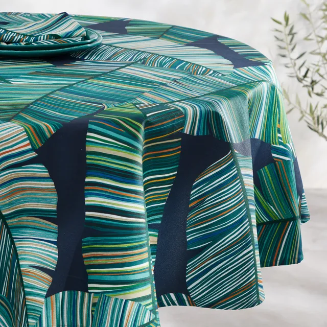 Canard Blue Paper Tablecloth