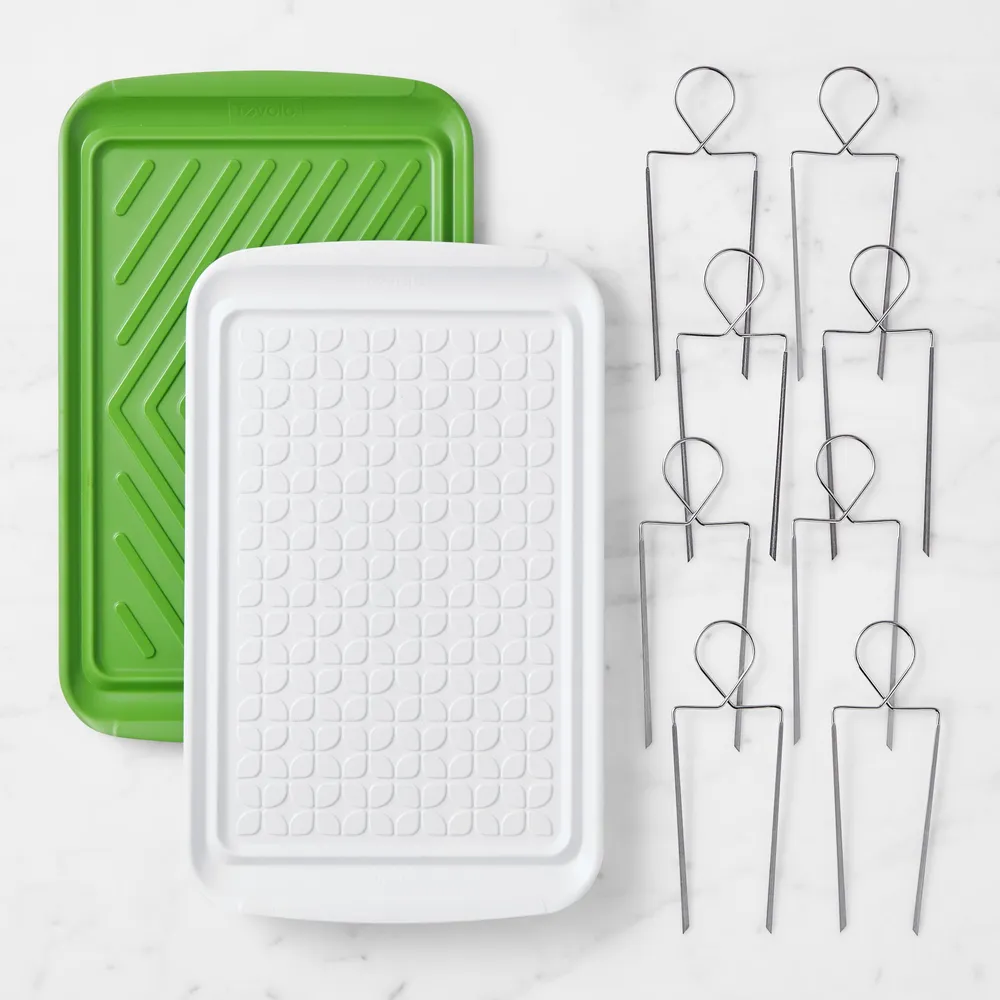 Williams Sonoma 4-Piece Grill Prep Trays & Veggie Trays Set