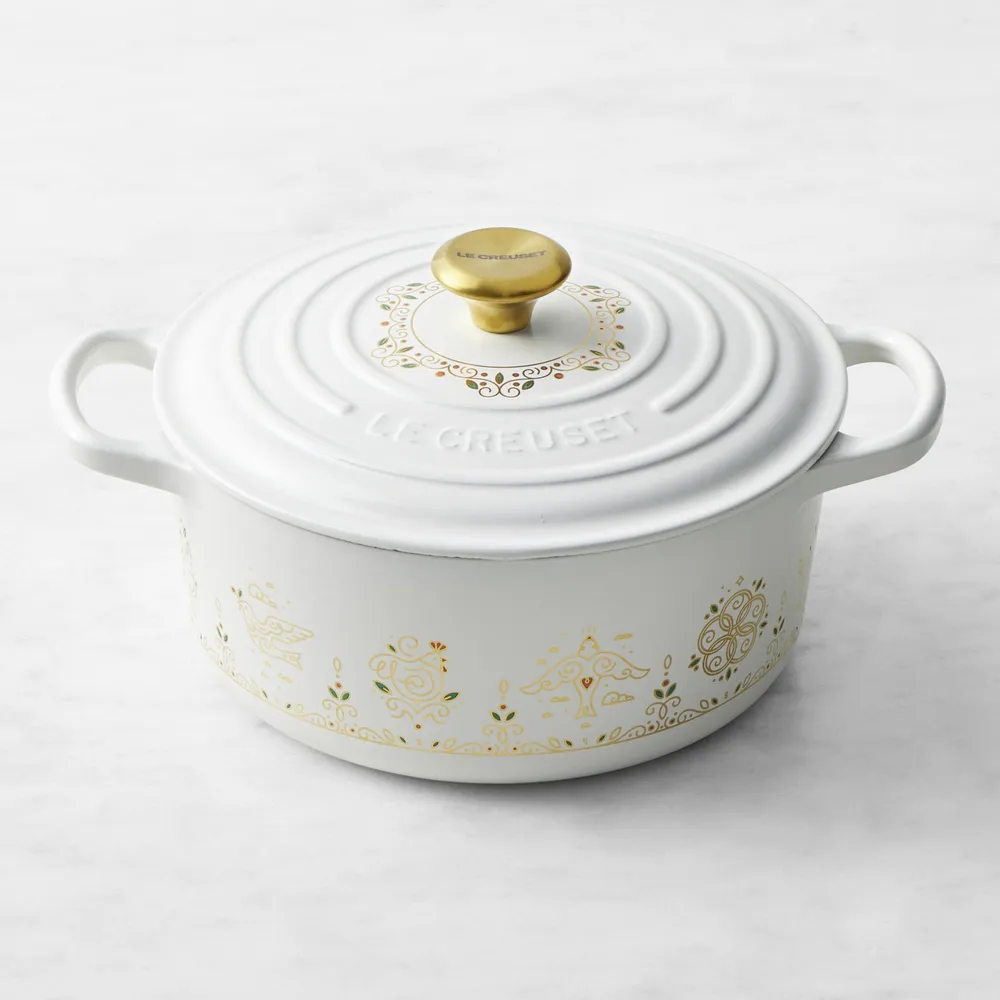 Le Creuset Dutch Oven - 3.5-qt Round - White 12 Days of Christmas