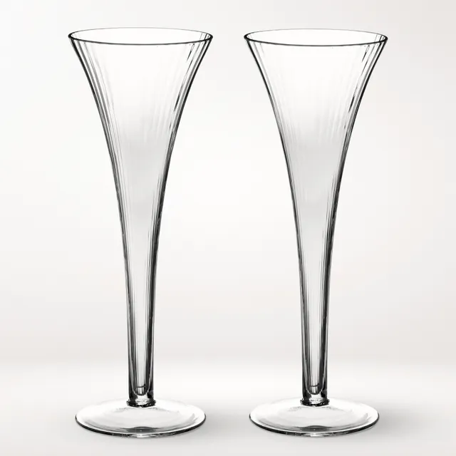 Fiore Champagne Flutes - Set of 2