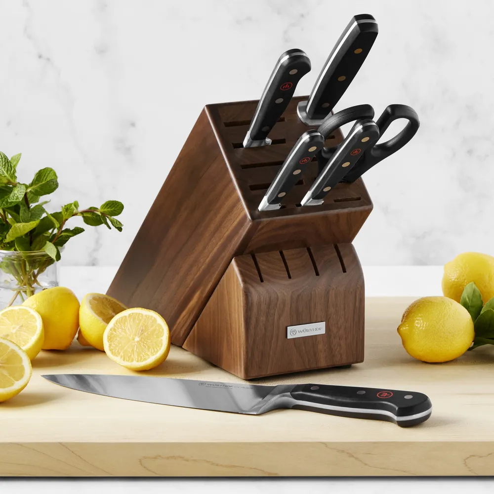 Wusthof Classic 7 Piece Acacia Knife Block Set